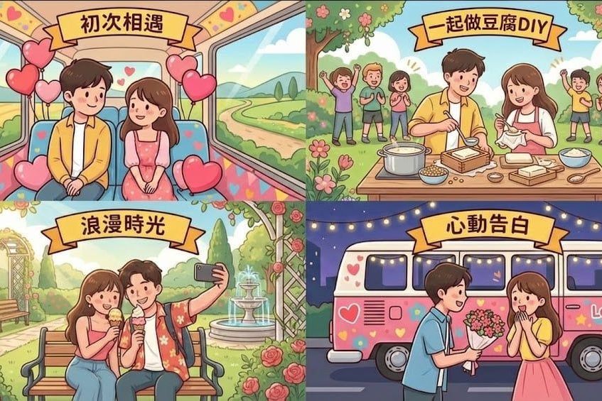 【戀愛巴士】白色情人節浪漫山城